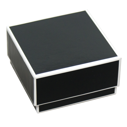 3 x 3 x 1.25 BLACK JEWELRY BOX
