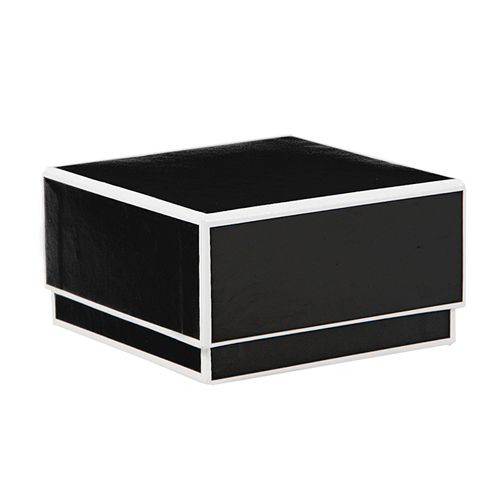 3.5 x 3.5 x 2 BLACK JEWELRY BOX