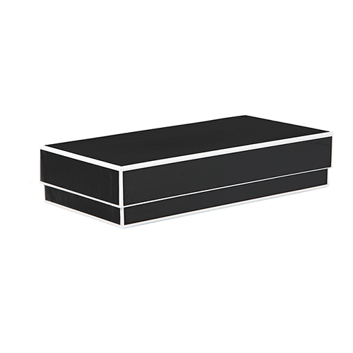 9 x 4.5 x 2 BLACK JEWELRY BOX