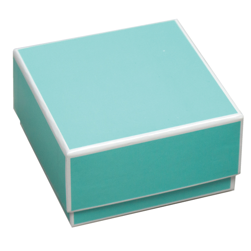 3 x 3 x 1.25 BAY BLUE JEWELRY BOX