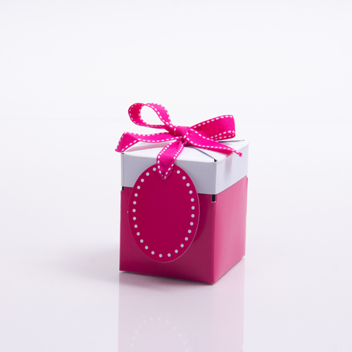 3 x 3 x 3.25 FUCHSIA POP UP BOX