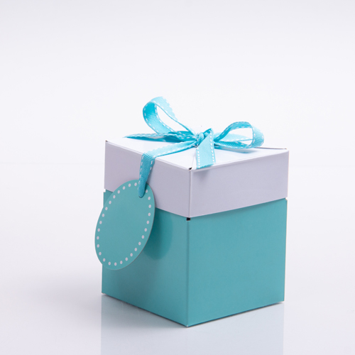 4 x 4 x 4.75 BAY BLUE POP UP BOX