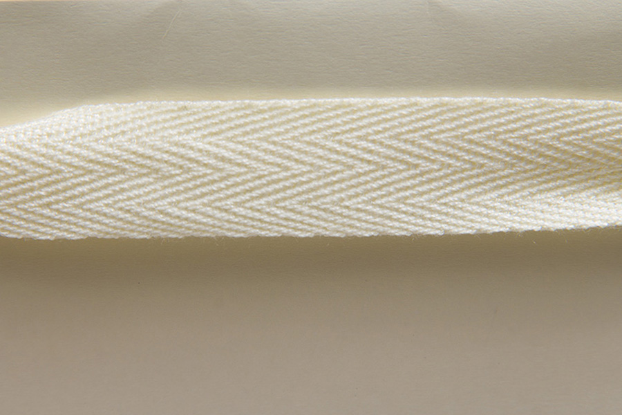 13 x 5 x 10 MATTE IVORY TINTED PAPER EUROTOTES - TWILL RIBBON HANDLES