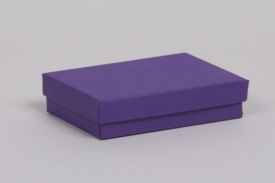 53 Matte Deep Purple TwoPiece Jewelry Boxes
