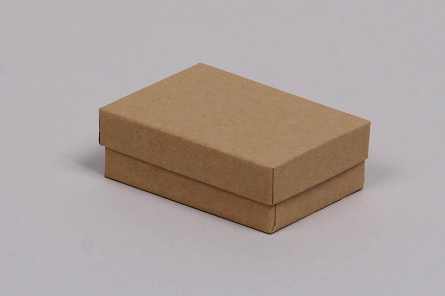 (#32) 3-1/16 x 2-1/8 x 1  NATURAL KRAFT JEWELRY BOXES