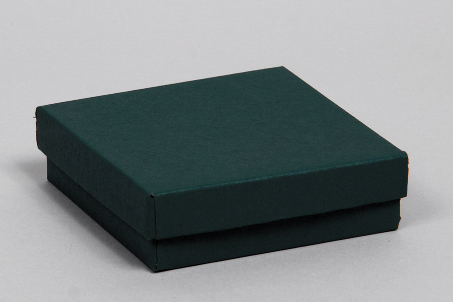 33 Matte Dark Green TwoPiece Jewelry Boxes