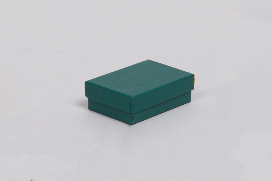(#21) 2-1/2 x 1-1/2 x 7/8  MATTE TEAL JEWELRY BOXES