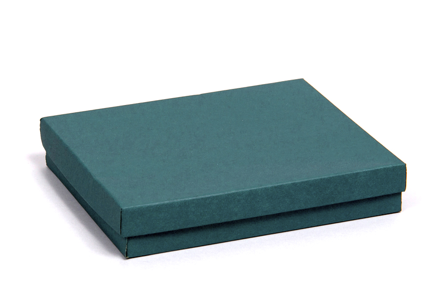 (#85) 8 x 5-1/2 x 1-1/4  MATTE TEAL JEWELRY BOXES