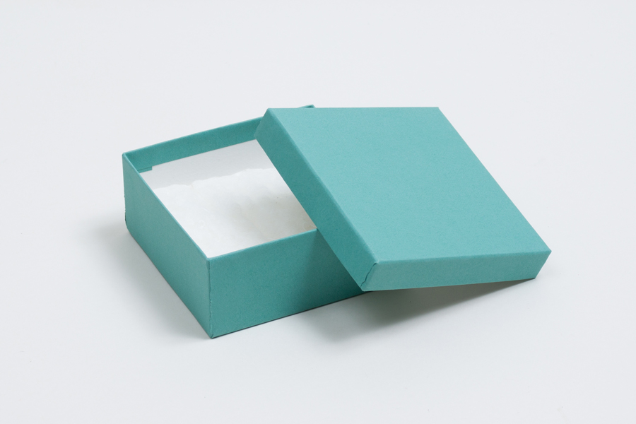 (#33D) 3-1/2 x 3-1/2 x 1-1/2 MATTE JADE JEWELRY BOXES