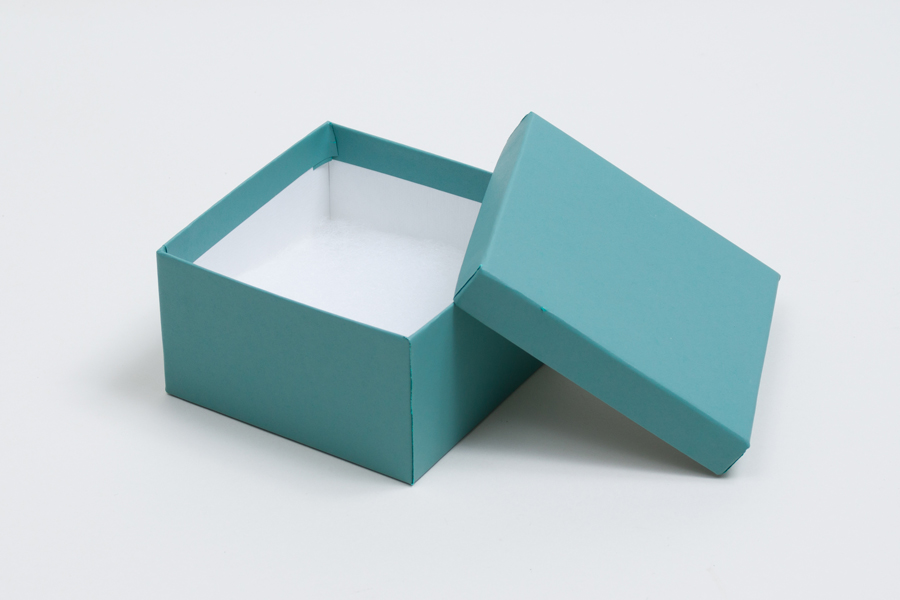 (#34) 3-1/2 x 3-1/2 x 2 MATTE JADE JEWELRY BOXES