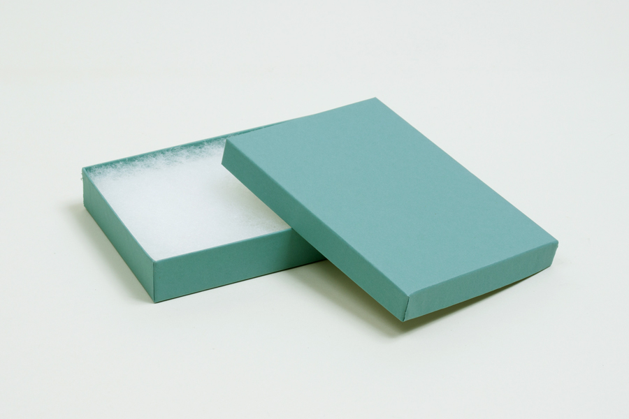 (#65) 6 x 5 x 1 MATTE JADE JEWELRY BOXES