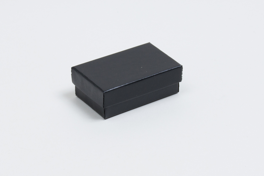 (#21) 2-1/2 x 1-1/2 x 7/8 BLACK SEMI-GLOSS JEWELRY BOXES