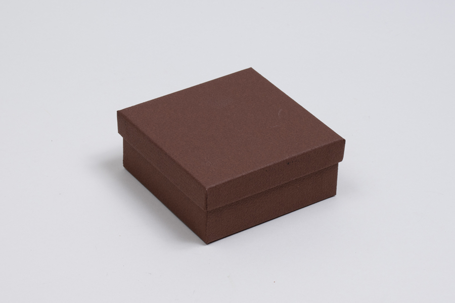 33D Cocoa Textured TwoPiece Jewelry Boxes