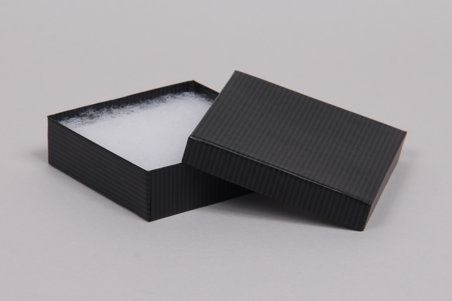 Buy Black Kraft Jewelry Gift Boxes With Black Foam Insert Wholesale