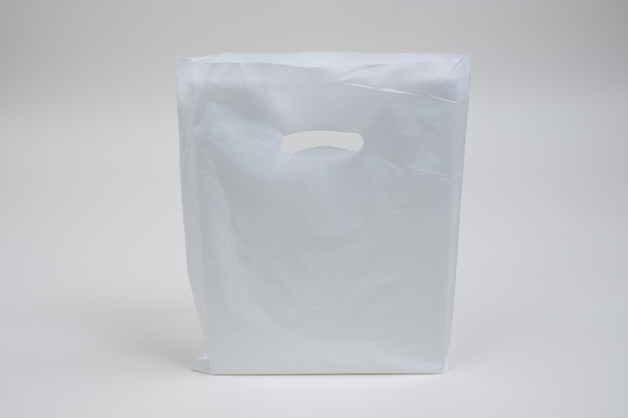 12 x 15 WHITE SUPER GLOSS PLASTIC BAGS
