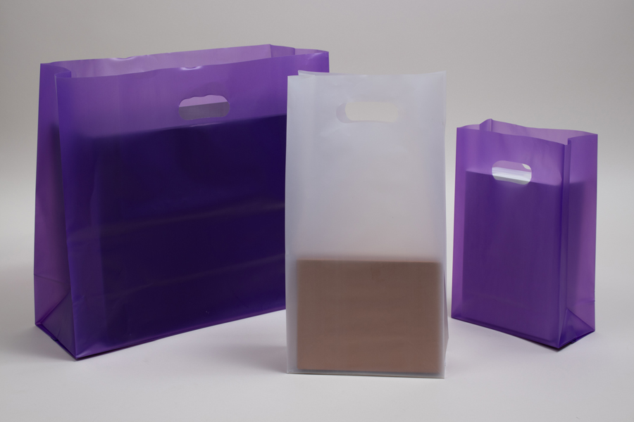 Frosted Shopping Bags Wholesale 2024 favors