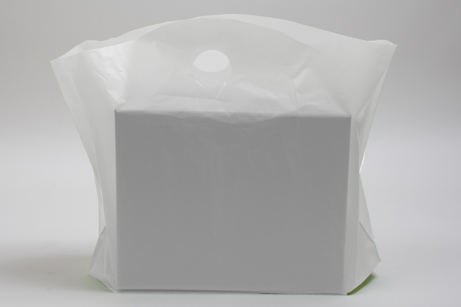 Large clear plastic bags with handles discount