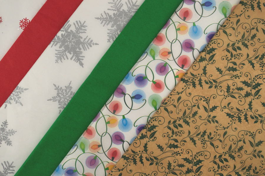 Wholesale Holiday & Christmas Tissue Paper Sheets