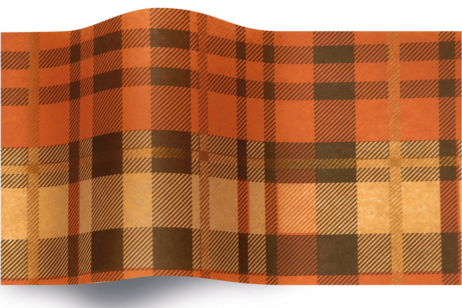 20 x 30 DESERT PLAID TISSUE PAPER