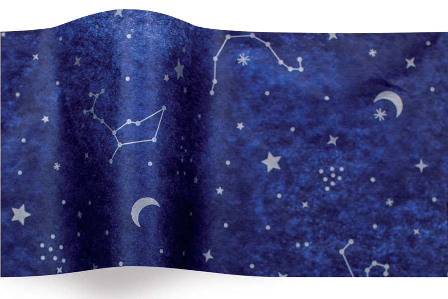 20 x 30 SATINWRAP TISSUE PAPER - NIGHT SKY