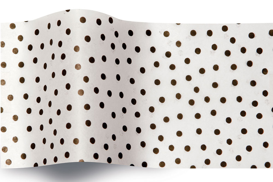 20 x 30 SATINWRAP TISSUE PAPER - SPECKLED WHITE