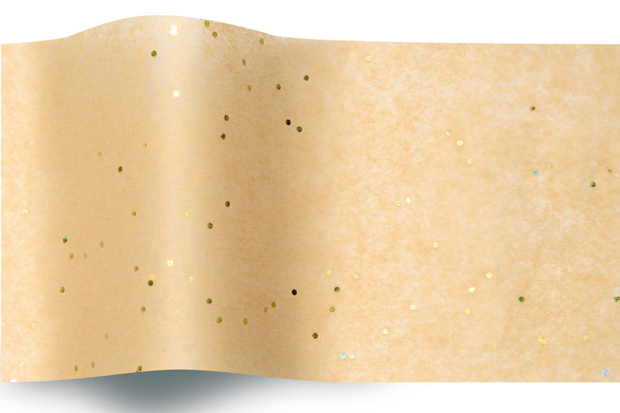 20 x 30 SATINWRAP TISSUE PAPER - GOLD DUST GEMSTONE