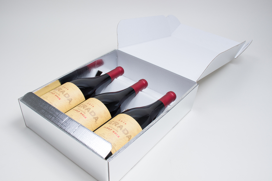 Wine bottle online display box
