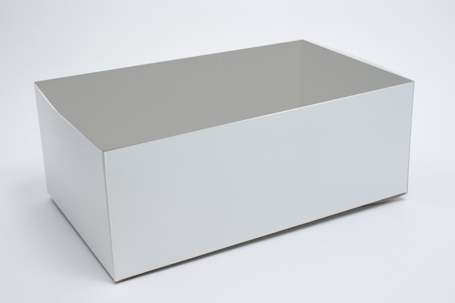 10 x 5 x 3 WHITE GLOSS HI-WALL GIFT BOX BASES *LIDS SOLD SEPARATELY*