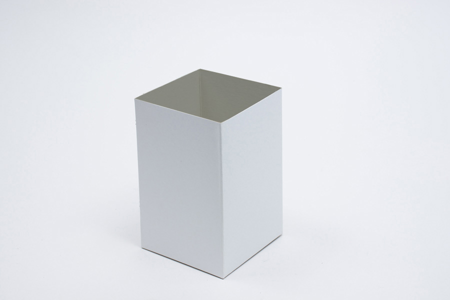 4 x 4 x 6 WHITE GLOSS HI-WALL GIFT BOX BASES *LIDS SOLD SEPARATELY*