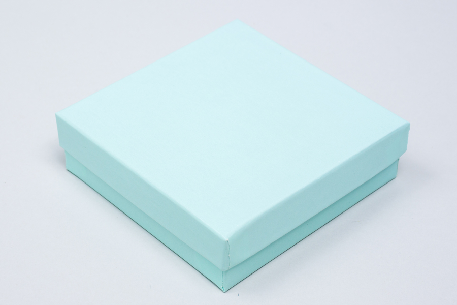 (#33) 3-1/2 X 3-1/2 X 1 BLUE ICE GLOSS JEWELRY BOXES
