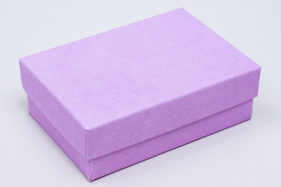 (#32) 3-1/16 X 2-1/8 X 1 MATTE LILAC JEWELRY BOXES