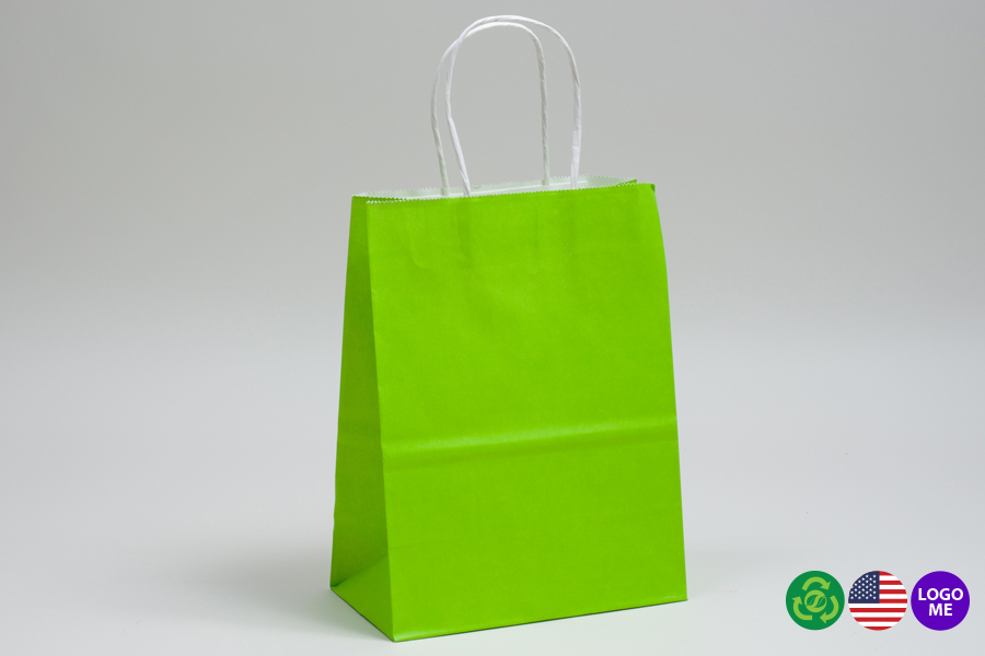 New 100 Paper bags Retails Large Classic Chevron Paper Shopping Bag 16” x 6”x12/"