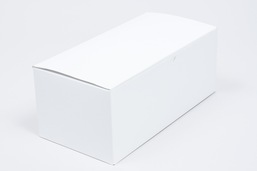 14 x 6 x 6 WHITE GLOSS TUCK-TOP GIFT BOXES