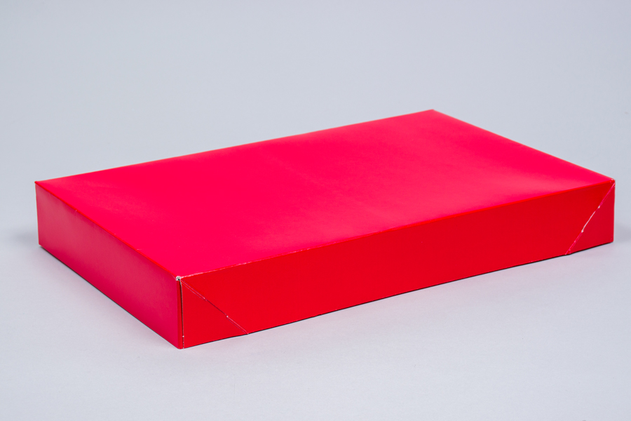 15 x 9.5 x 2 RED GLOSS APPAREL BOX
