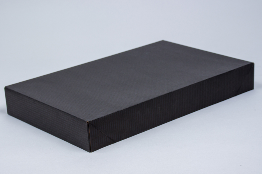 19 x 12 x 3 BLACK PINSTRIPE APPAREL BOX