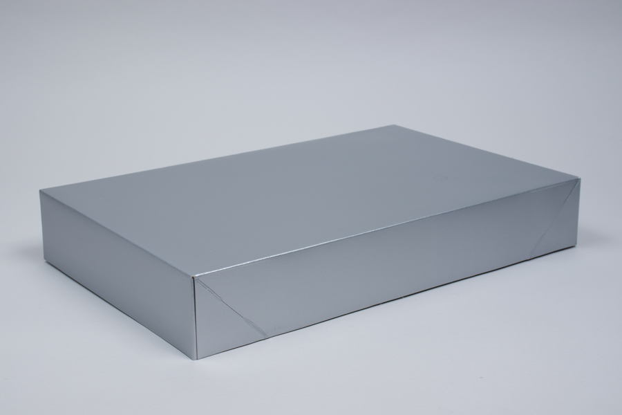 19 x 12 x 3 SILVER GLOSS APPAREL BOX