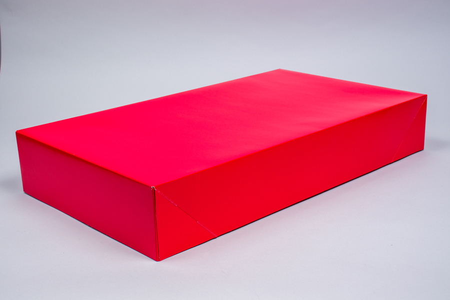 24 x 14 x 4 RED GLOSS APPAREL BOX