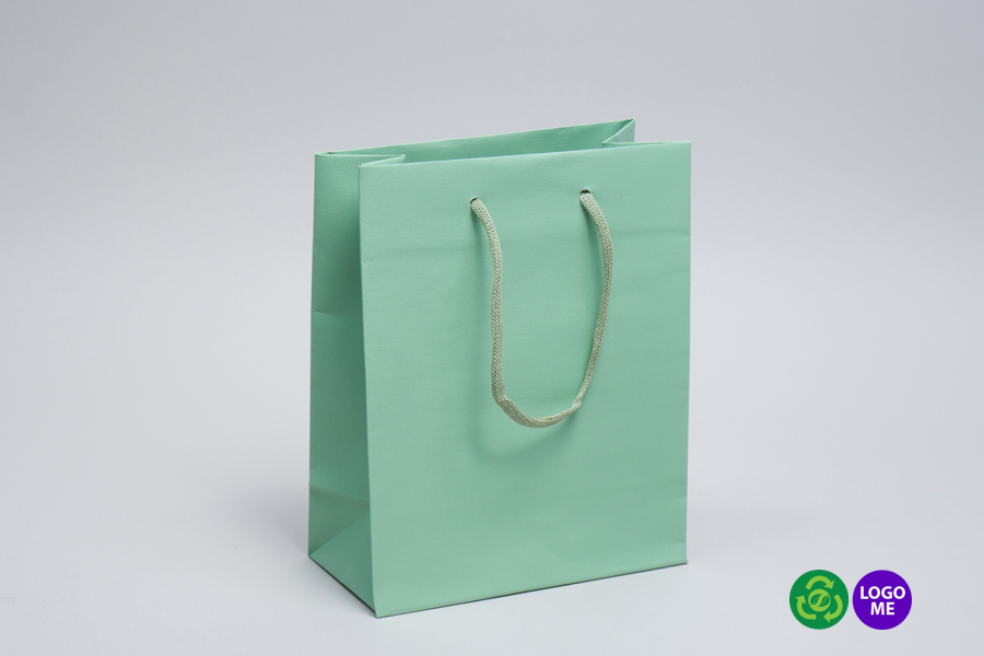 8 x 4 x 10 NILE GREEN GAIA EUROTOTE SHOPPING BAGS