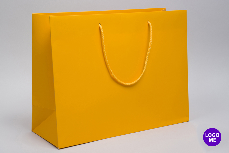 16 x 6 x 12 MATTE LAMINATED SUNSHINE EUROTOTE SHOPPING BAGS