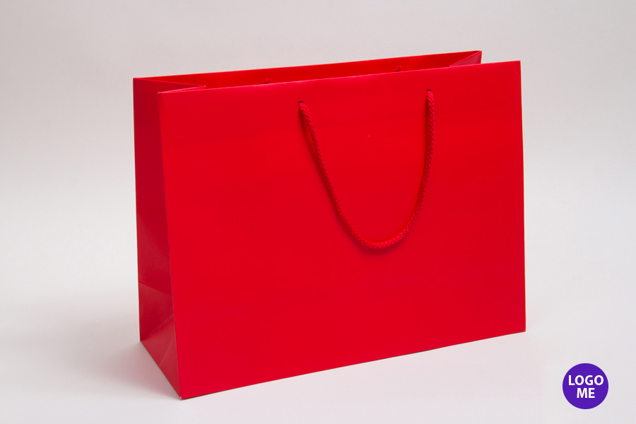 Details about   Valentino Reusable Paper Shopping Bag Gift Red Rope Handle Medium 13" x 16"