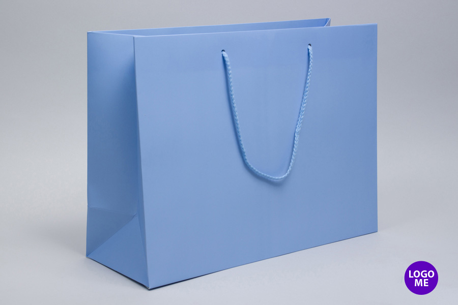 16 x 6 x 12 MATTE LAMINATED SERENITY EUROTOTE SHOPPING BAGS