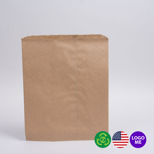 12 x 15 NATURAL KRAFT PAPER MERCHANDISE BAGS