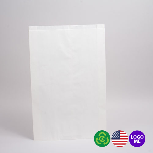 12 x 3 x 18 WHITE PAPER MERCHANDISE BAGS