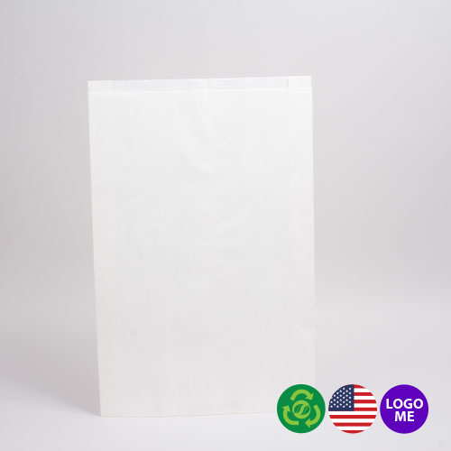 14 x 3 x 21 WHITE PAPER MERCHANDISE BAGS
