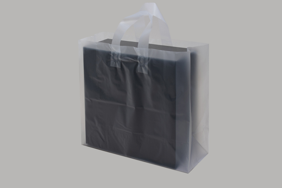 Choice 15 x 19 2.25 Mil Printed Plastic Merchandise Bag with Die Cut  Handle - 500/Case