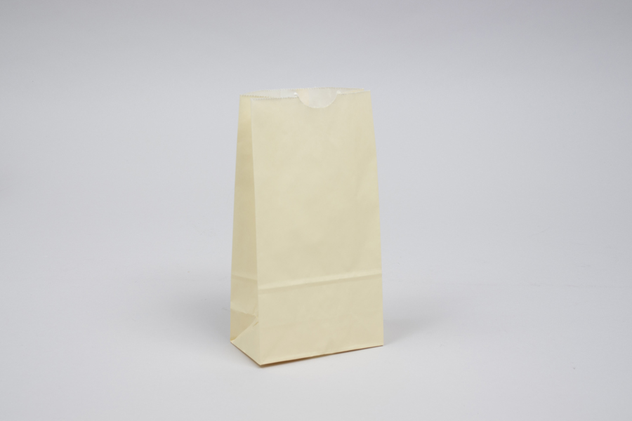 2# - 3- 1/4 x 2-3/8 x 8- 3/16 CREAM SOS PAPER BAGS
