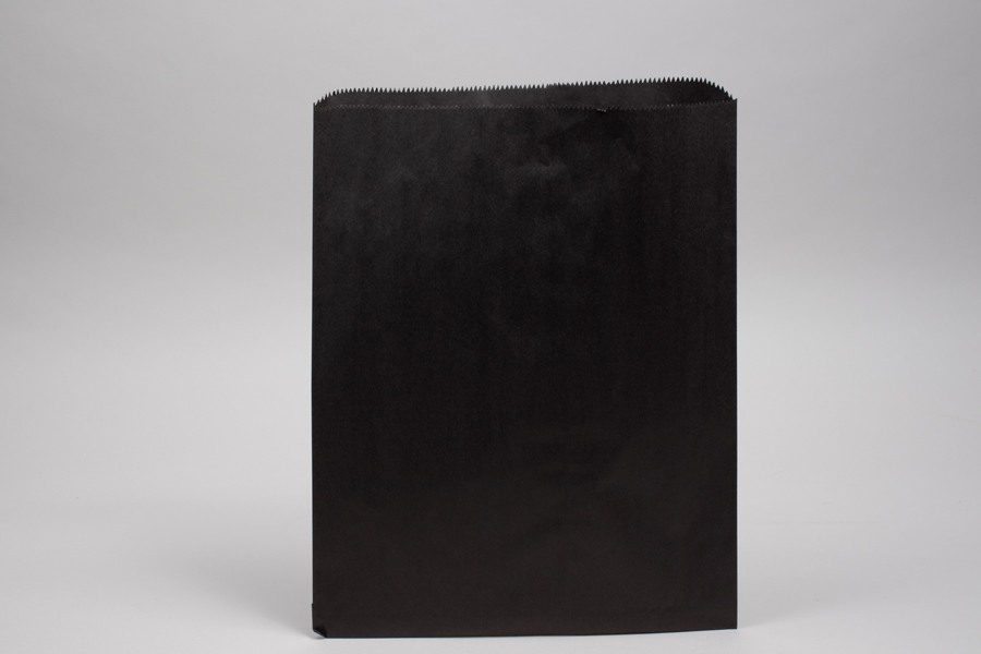 12 x 15 BLACK PAPER MERCHANDISE BAGS