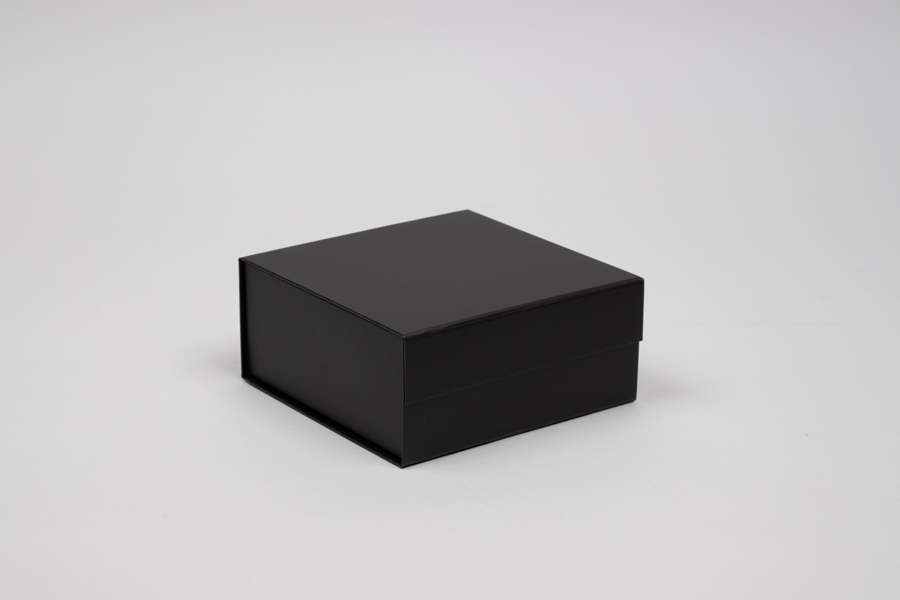 6 x 6 x 2-3/4 MATTE BLACK MAGNETIC LID GIFT BOXES