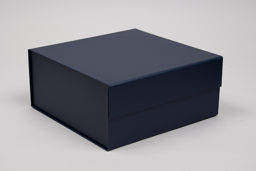 10 x 10 x 4-1/2 MATTE NAVY MAGNETIC LID GIFT BOXES