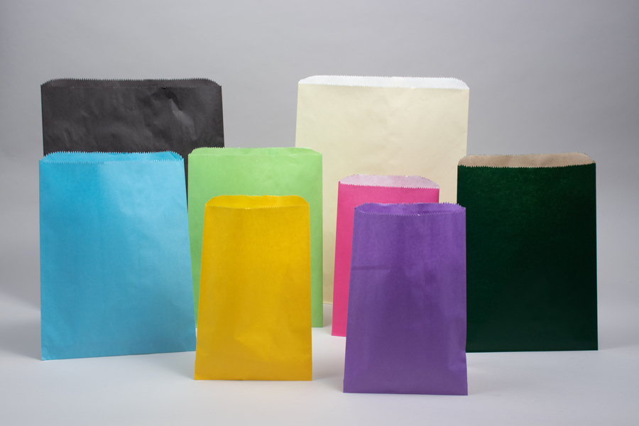 Paper Merchandise Bags - Colors